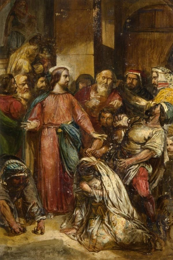 Cristo e la donna colta in adulterio - National Galleries of Scotland, Edinburgh